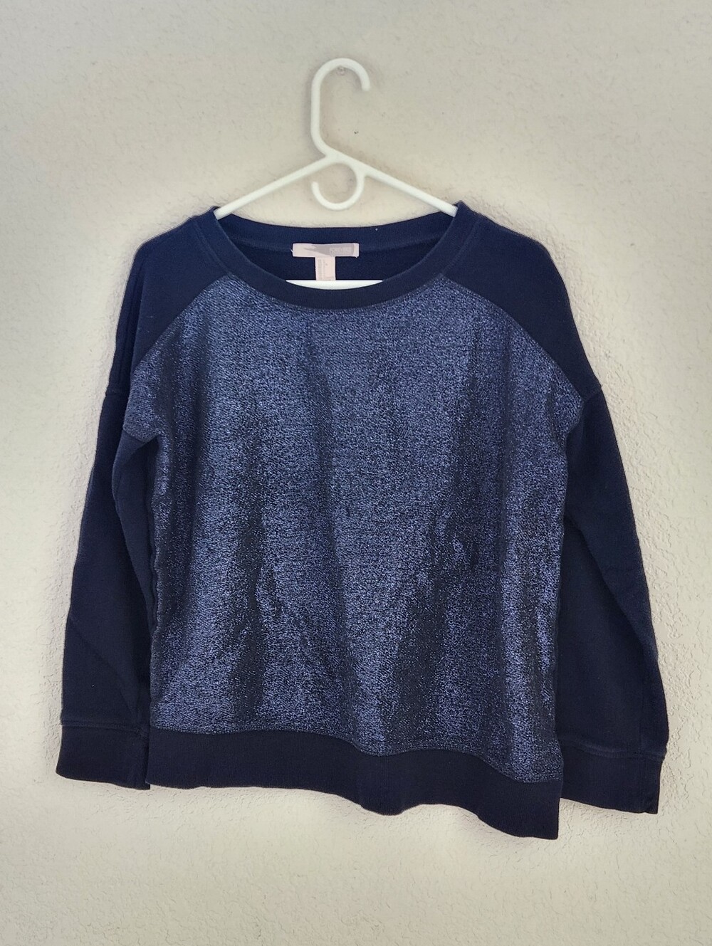 Forever 21 Contemporary Sweater Navy Size L